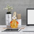 thumbnail image 3 of ABPWLY Orange Rabbit Ornament Handmade Desk Lamp Handmade Lamp Orange Rabbit Lamp Rabbit Ornament Clearance Small Desk Lamp Canada Days Table Lamps Table Lamps, 3 of 7