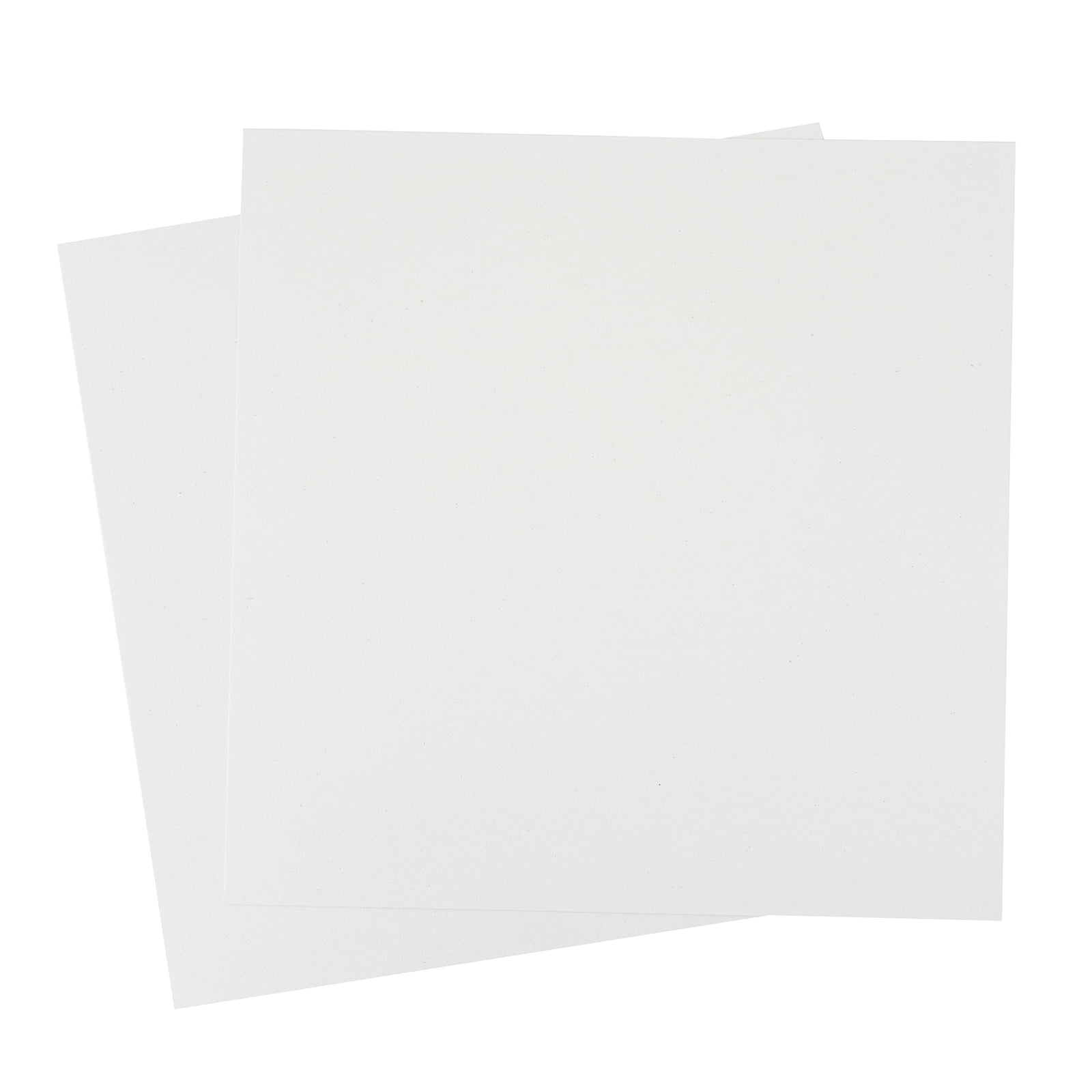 Colorbok Fresh White Snow Glitter Paper, 12"x12", 121 lb./180 GSM, 2 Sheets