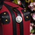 thumbnail image 4 of Letter U Floral Monogram Initial Jacket Handbag Purse Luggage Backpack Zipper Pull Charm, 4 of 5