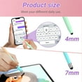 thumbnail image 4 of (2 pack) Antier Stylus Pens, 5 Pack 2-in-1 Stylus Pens for Touch Screens with 10 Extra Tips for iPad iPhone Tablets Samsung Galaxy All Universal Touchscreen Devices, 4 of 14