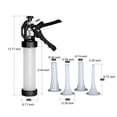 thumbnail image 4 of ziyahi Churro Maker Dough Tool Sausage Dispenser Filling Piping Bag Large Needle Lightweight Portable Filling Machine, 4 of 8