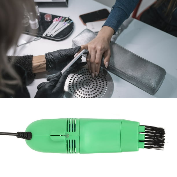 Limpiador Mini Colector De Polvo De Uñas Presión Negativa Gran Succión Máquina De Vacío De Polvo De Uñas Para Teclado