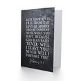 thumbnail image 2 of Hebrews 13:5 Keep Your Lives Free Of the Love Of Money And Be Content Christian Bible Verse Quote Scripture Typography Sealed Greeting Card Plus Envelope Blank inside, 2 of 4