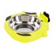 thumbnail image 1 of Laklulu Pets se puede colgar, diseño de cuenco de acero inoxidable, fácil de limpiar para comer y beber., 1 of 5