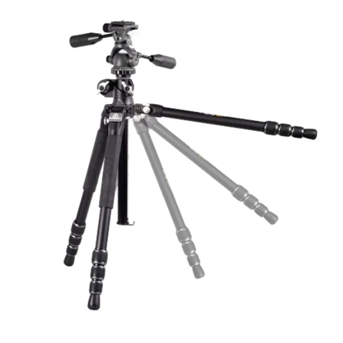 Vanguard VEO 3T+ 264AP 4-Section Aluminum Travel Tripod with Pan Head, Black