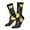 3 Black, variant on Lavender Flowers Print Adult Socks for Men & Women,Calf Socks, Ankle Socks,Boots Socks,Breathable Casual Sock,Unisex Crew Socks