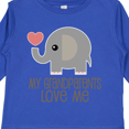 thumbnail image 4 of Inktastic My Grandparents Love Me Elephant Boys or Girls Long Sleeve Toddler T-Shirt, 4 of 5