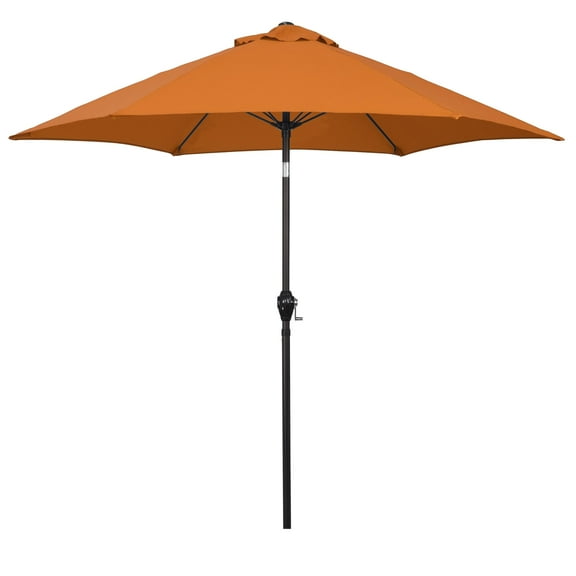 Astella 102" Tuscan Solid Print Hexagon Market Patio Umbrella with UV Resistant Material