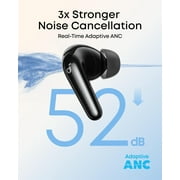 soundcore P31i Wireless Earbuds – Hi-Res Audio, Adaptive Noise Cancelling, 50H Battery Life, Fast Charging, IP55, Ultra-Portable – Black