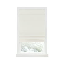 Achim Roman Indoor Cordless Ivory Polyester Blackout Window Roman Pleated Shade, 64" L x 31" W
