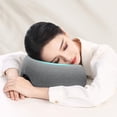 thumbnail image 4 of YIEMEEN Contoureds Massage Bed Head Support Pillow With Coolings Fabric Ergonomic Face Hole Professional Salon Accessory, 4 of 14
