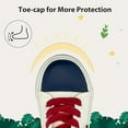 thumbnail image 5 of Toddler Sneakers for Girls Boys, Kids Canvas Fashion Shoes Elastic Straps Laces Slip On Lightweight Comfortable Low Top Classic Casual Walking Shoes, 5 of 6