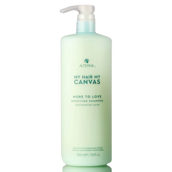 33.8 oz , Alterna My Hair My Canvas More to Love Bodifying Shampoo Hair - Pack of 1 w/ Sleekshop Teasing Comb