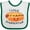 White and Green, variant on Inktastic I Love Summertime Fun Hot Dog Boys or Girls Baby Bib