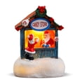 thumbnail image 1 of Micro Paisaje Santa Claus Nieve Casa Navidad Resina Luminosa Casas LED, 1 of 9