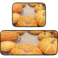 thumbnail image 7 of SKYSONIC Pumpkins Thanksgiving Kitchen Rugs Set of 2, Fall Floor Runner Area Rug Washable Carpet Mat Perfect for Living Room Bedroom Entryway, 7 of 7