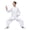 White, variant on TiaoBug Men Martial Arts Wing Chun Suit Chinese Tai Chi Uniform Kung Fu Clothing Taichi Performance for Sports Grey M