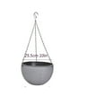 Plastic Hanging Planter, SelfWatering Round Hanging Basket, Plant Herb