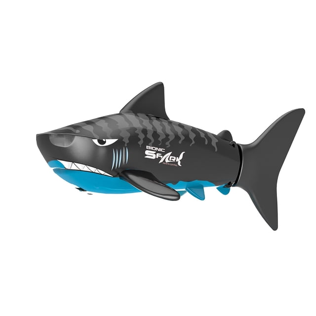 Black Mini Rc Shark Toy With Water Spray Function For Childrens Pool Play Age 6 Plus