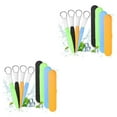 thumbnail image 4 of relayinert Rustproof Tongue Scraper With Storage Case Portable And Safe Ingredients Non Deformable 4pcs 2Set, 4 of 6