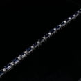 thumbnail image 2 of 925 Silver CZ Blue sapphire diamond tennis bracelet gold | Natural 7CT emerald cut blue sapphire tennis bracelet gold | Sapphire tennis bracelet gold, 2 of 2