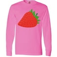 thumbnail image 3 of Inktastic Strawberry Fruit Long Sleeve T-Shirt, 3 of 5