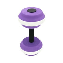 Shaped Floating Dumbbell Women Yoga Fitness Swimming Equipment Supplies(Purple)
