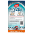 thumbnail image 2 of Simple Solution Disposable Male Dog Wrap, Large, 12 Count, 2 of 2