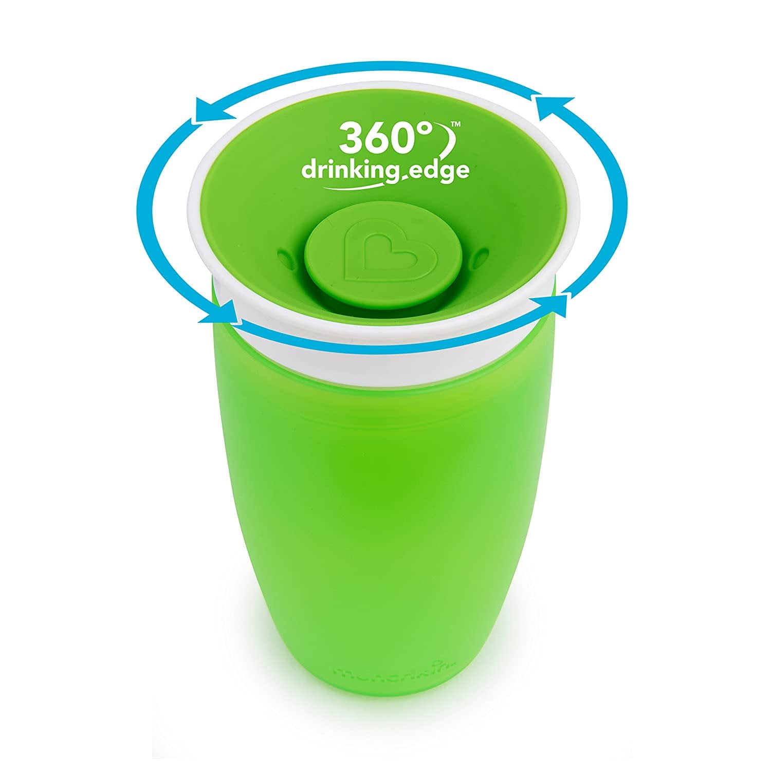 sponsor keten Latijns Munchkin Miracle 360 Degree 10 Ounce Spoutless Cup, 3 Pack,  Green/Green/Green - Walmart.com