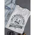 thumbnail image 3 of Introducing Happiness - Retro Laughing Emoji Women's T-shirt, 3 of 4