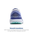 thumbnail image 3 of Brooks Women’s Ghost 16 Neutral Running Shoe - White/Amparo Blue/Limpet Shell - 5 Medium, 3 of 5