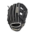 thumbnail image 3 of Guante de béisbol WILSON A500 Utility Youth 10.5», negro/blanco, 3 of 7