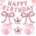 thumbnail image 1 of Yanonmyfd 4 Pcs Pink Bow Balloons Bow Party Decorations for Girl Women Pink Bow Birthday Decorations Giant Foil Balloon for Baby Shower Bridal Engagement Wedding Decor Bachelorette Party Supplies, 1 of 23