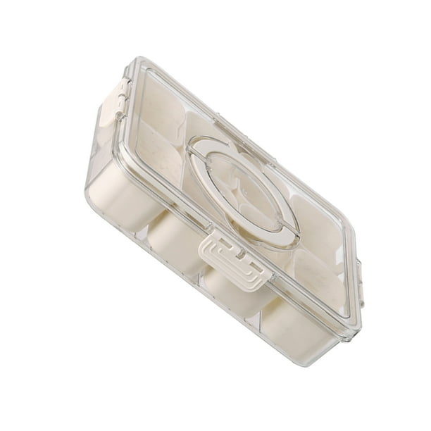 Contenedor apilable de frutas y verduras Yuarrent con sellado de silicona 8 rejillas