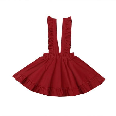 

Baby Clothes Autumn And Winter Ruffled Strap Dress Girl Dress