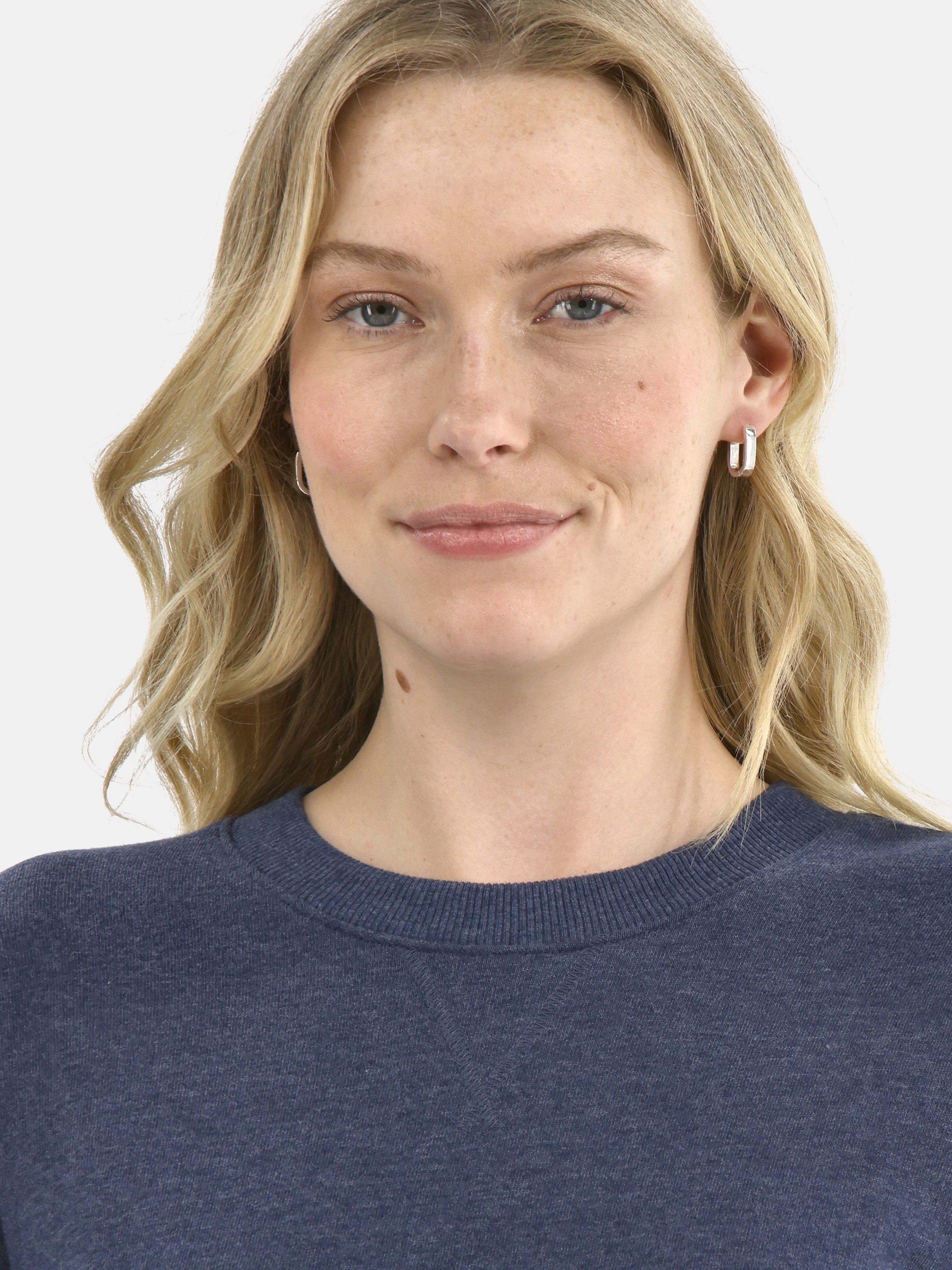Time and Tru Women's and Women's Plus Crewneck Sweatshirt with Long Sleeves, Sizes XS-4X