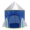 thumbnail image 2 of Tienda de campaña para niños, cápsula espacial, bolsa mongola con cielo estrellado, juguete para bebé, piscina de bolas, casa de juegos, tienda de campaña interior, juego de tiro de tres piezas, 2 of 6
