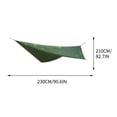 thumbnail image 4 of Clearance! JMYHOAM Camping Tools and Gadgets Outdoor Supplies, Multifunctional Triangular, And Sunscreen Tent, Camping Beach, Sunshade Cloth, And Damp Mat Outdoor Activities, 4 of 5