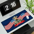 thumbnail image 3 of Happy Father's Day Honoring Veterans Airedale Terrier in Army Uniform Desk Mat Full Keyboard Mouse Pad Dale Waterside Dog Lover Large Mousepad - 13007, 3 of 5