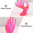 thumbnail image 3 of Ring Holder Jewelry Hand Shape Suitable for Rings Pink Plastic for Ring Organization 2Set, 3 of 4