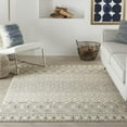 thumbnail image 4 of 4â€™ x 6â€™ Ivory and Gray Geometric Area Rug, 4 of 6