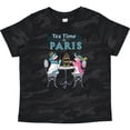 thumbnail image 3 of Inktastic Tea Time in Paris-colorful French Poodles Boys or Girls Toddler T-Shirt, 3 of 5