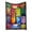 Black, variant on Small Lightweight Fleece Blanket, Printed Anti-Pilling Double-Sided Soft Warm Flannel Throw, Foldable with Travel Strap for Sofa Bed Camping Outdoor Festival Picnic Beach Camping Trip, Multicolor