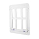 thumbnail image 5 of Puerta con puerta para gatos, puerta para mascotas para perros, para interior y exterior, puerta con mosquitera. Blanco, 5 of 9