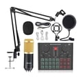 thumbnail image 1 of Loomza D6 Sound Card Wireless Condenser Microphone Multi-Microphone Kits Tabletop, 1 of 7