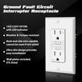 thumbnail image 2 of GFCI Outlets ELECTECK, paquete de 10 amperios, resistente a la intemperie, 2 of 7