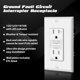 thumbnail image 2 of GFCI Outlets ELECTECK, paquete de 10 amperios, resistente a la intemperie, 2 of 7