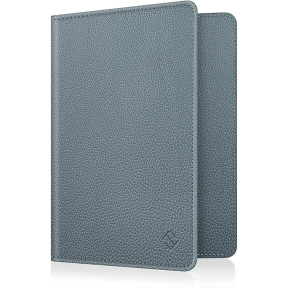 Fintie Passport Holder Travel Wallet RFID Blocking PU Leather Card Case Cover (Cloudy Blue)