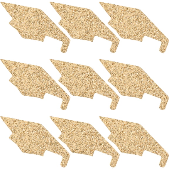 OATIPHO Graduation Cap Confetti Golden Scatters Ideal for Party Favors and Table Decorations