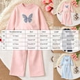 thumbnail image 5 of Toddler Baby Girl Soft Bamboo Viscose Long Sleeve Top and Pants Cloth Set–2-Piece Outfit 6-12 Months 12-24 Months 2t 3t 4t 5t 6t 7t 8t 9t Children,Everyday 3-4 Years, 5 of 8